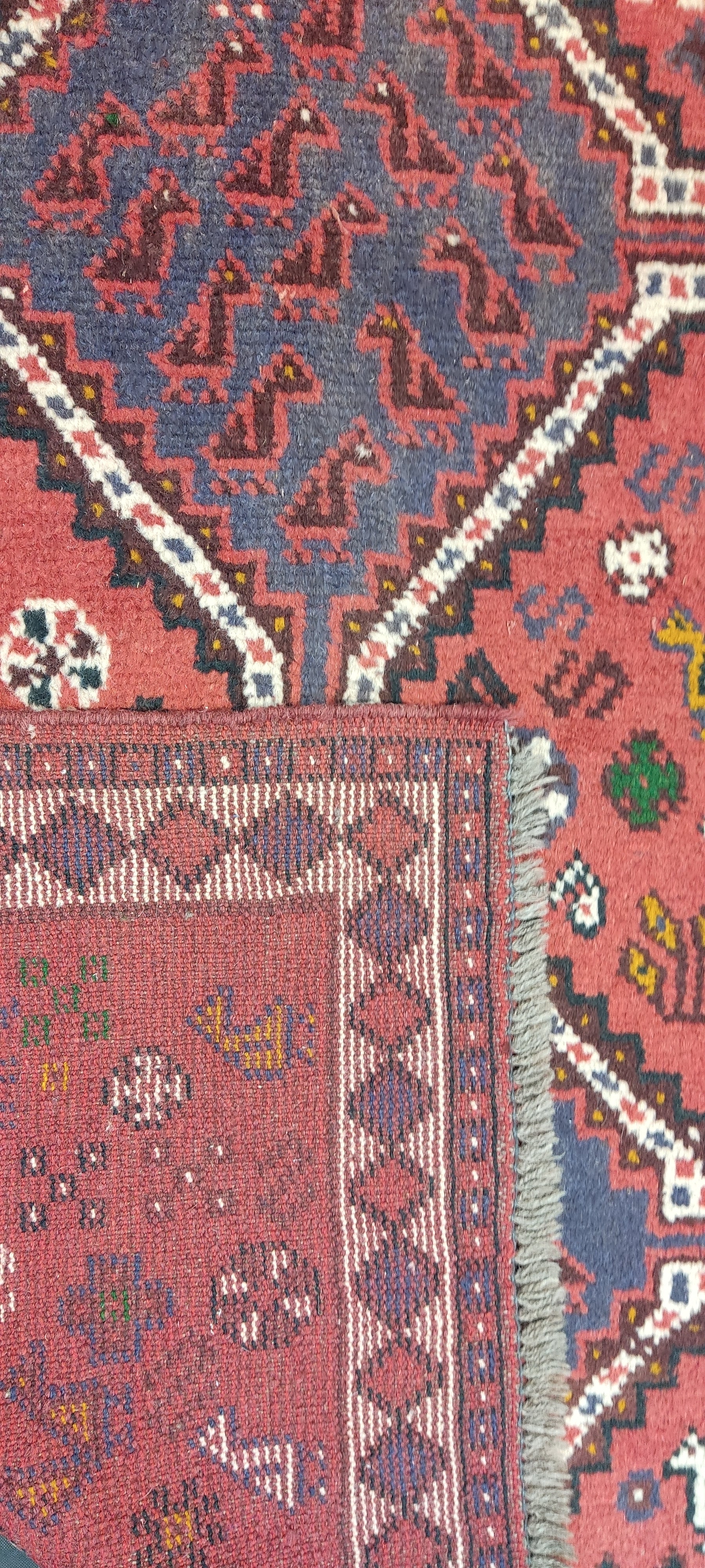 Tappeto Persiano Shiraz Annodato a Mano 240x165 cm