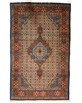 Tappeto persiano Mud 158x98 cm con medaglione centrale e motivi floreali