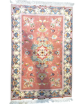 Tappeto persiano Tabriz 60 Raj misto seta 118x78 cm rosa