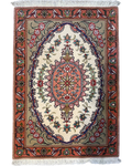 Tabriz 60 Raj misto seta 90x60 cm - scendiletto persiano annodato a mano