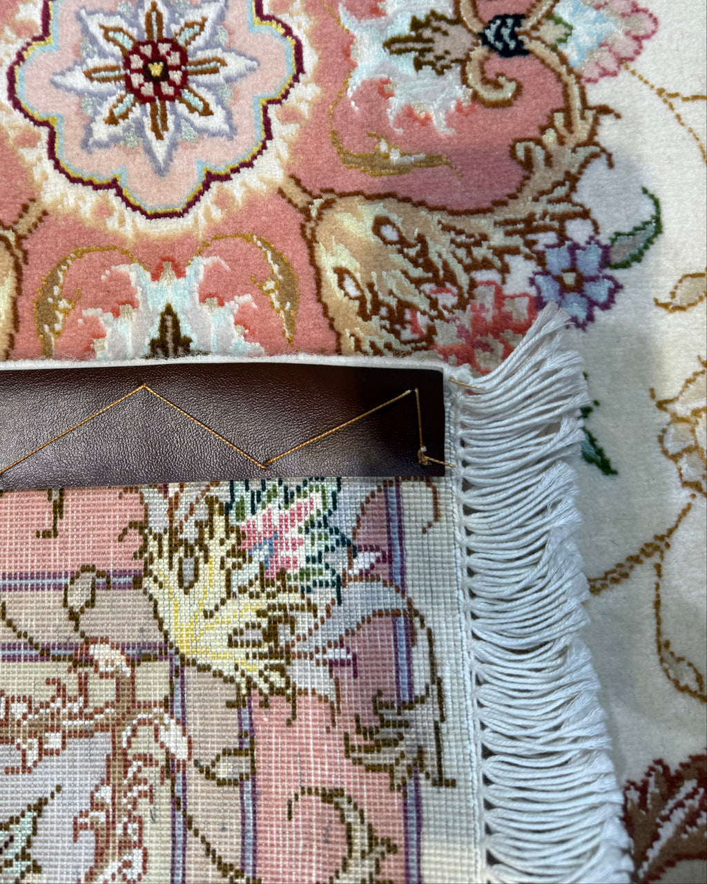 Tabriz 60 Raj misto seta 95x63 cm - scendiletto persiano annodato a mano
