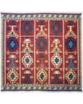 Tappeto Kilim geometrico 215 x 215 cm