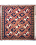 Tappeto Kilim geometrico 190 x 190 cm