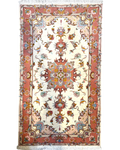 Tappeto persiano Tabriz 60 Raj misto seta rosa 128x74 cm