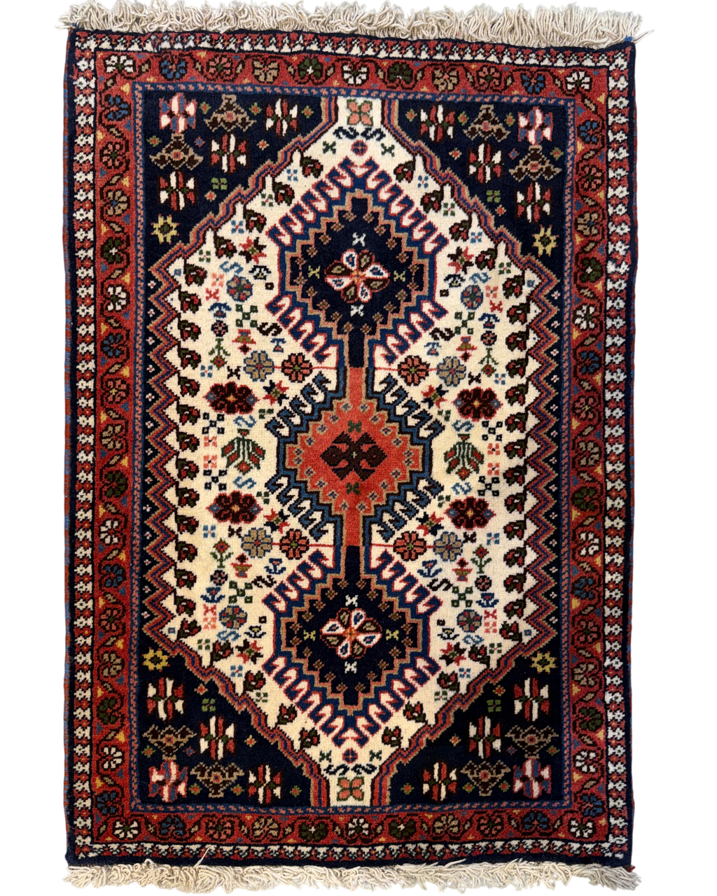 Yalameh 84x58 cm - scendiletto persiano annodato a mano